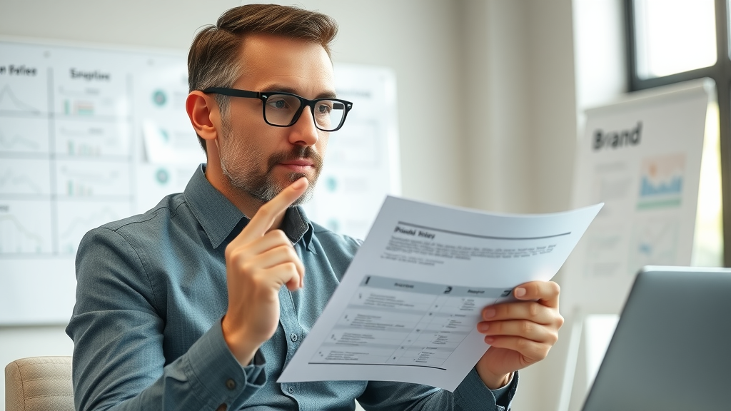 brand strategist mapping a step-by-step plan for brand reputation building