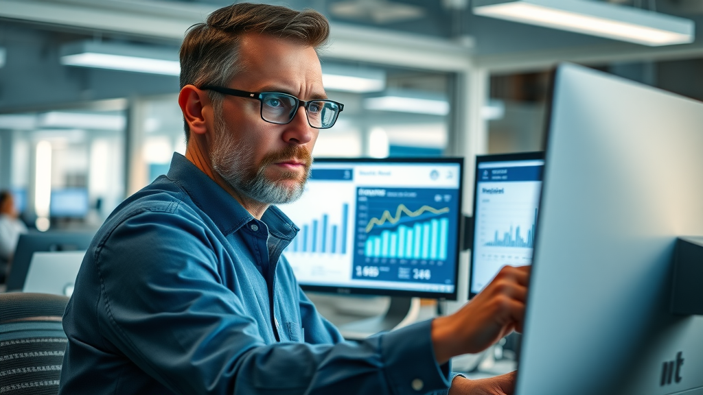 marketing manager analyzing local seo strategies for myrtle beach car dealerships