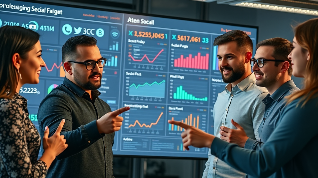 digital branding team analyzing online presence and reputation metrics for strong brand reputation building