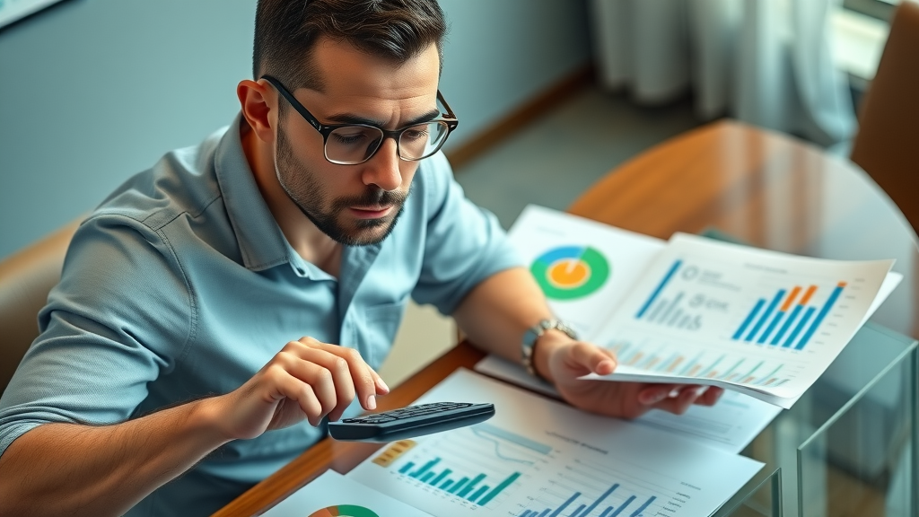 small business owner planning marketing budget allocation