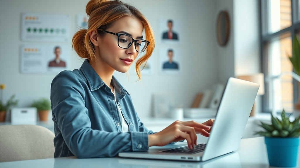 professional managing online reputation reviews with confidence