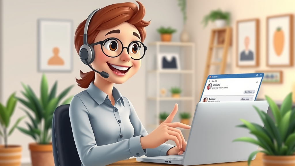 customer service managing social media reputation on dashboard