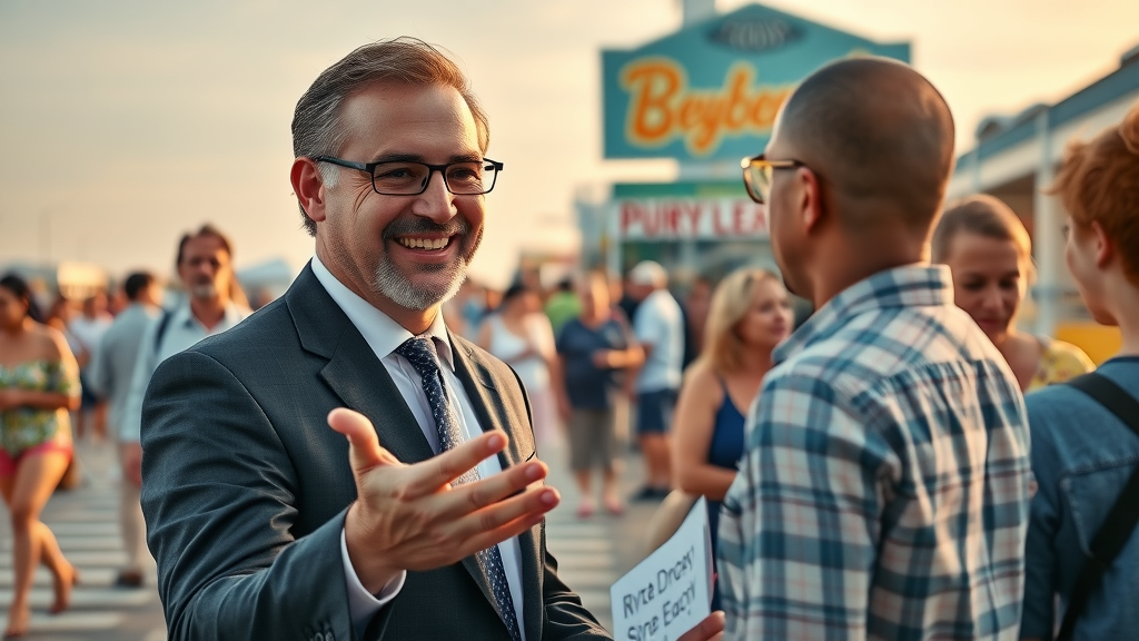 Myrtle Beach attorney engaging local clients at community event