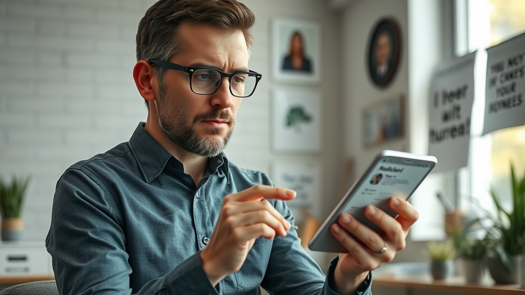 small business owner addressing negative review customer reviews impact