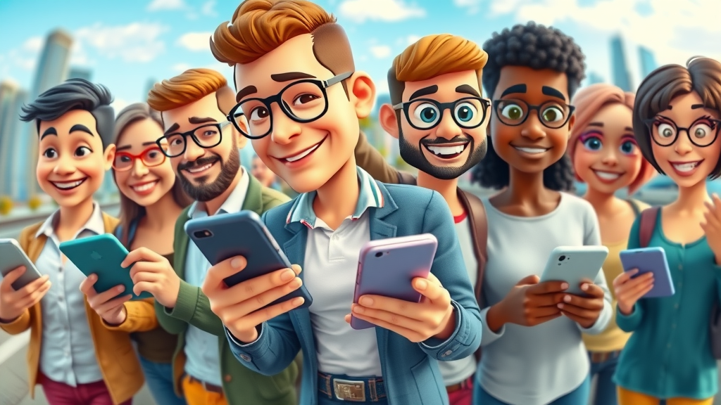 people asking questions about social media reputation on devices